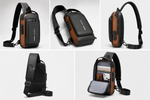 Anti-Theft Sling Bag With A USB Charging Cable