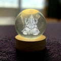 3D  Engraved Lord Ganesha Decorative Night Light – Spiritual Gift for Home, Mandir, Diwali